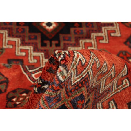 Tappeto Shiraz Persia verde rosso 160x250