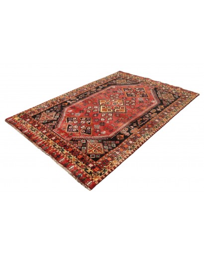 Tappeto Shiraz Persia marrone arancione 165x245