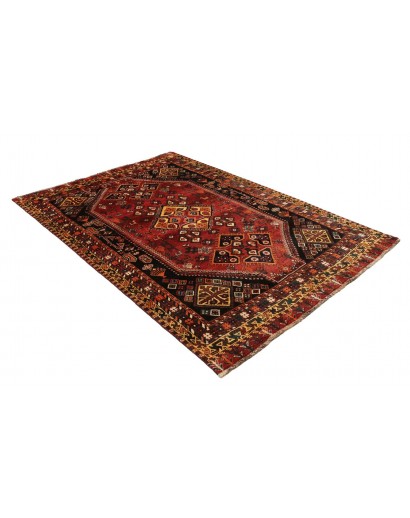 Tappeto Shiraz Persia marrone arancione 165x245
