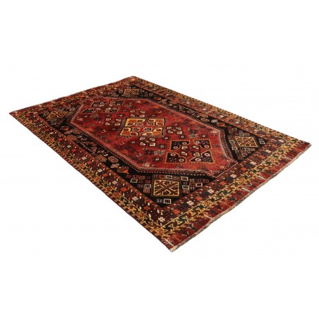 Tappeto Shiraz Persia marrone arancione 165x245