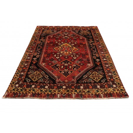 Tappeto Shiraz Persia marrone arancione 165x245