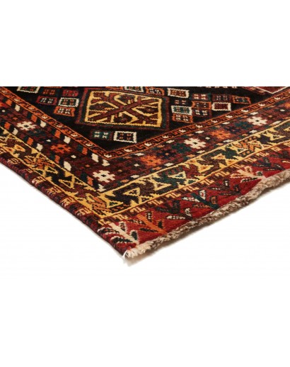 Tappeto Shiraz Persia marrone arancione 165x245