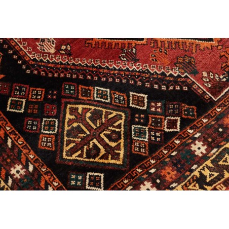 Tappeto Shiraz Persia marrone arancione 165x245