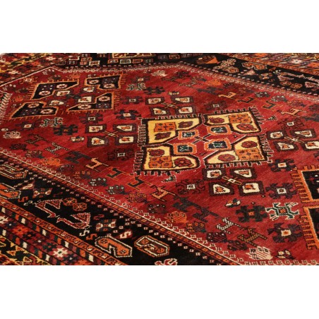Tappeto Shiraz Persia marrone arancione 165x245