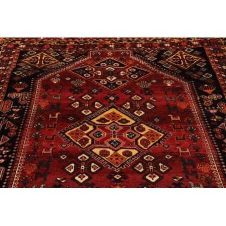 Tappeto Shiraz Persia marrone arancione 165x245
