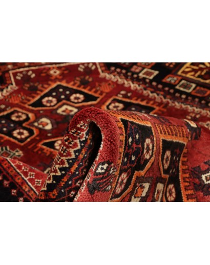 Tappeto Shiraz Persia marrone arancione 165x245