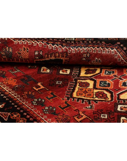 Tappeto Shiraz Persia marrone arancione 165x245