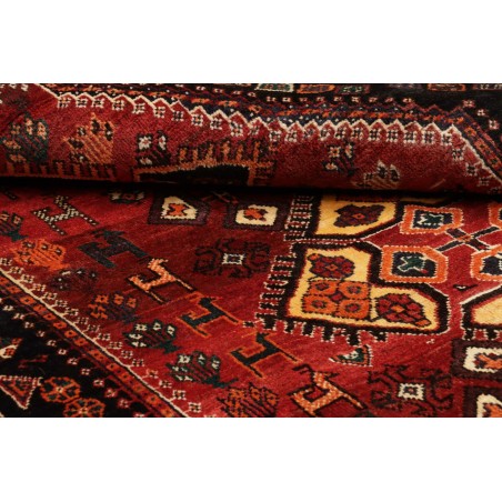 Tappeto Shiraz Persia marrone arancione 165x245