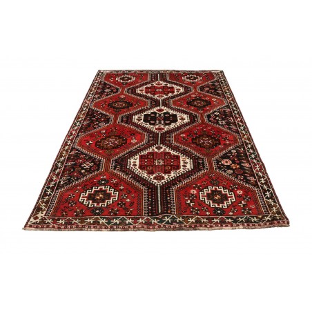 Tappeto Shiraz Persia grigio giallo 175x267