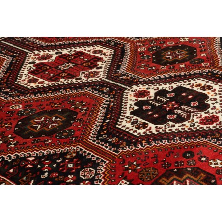 Tappeto Shiraz Persia grigio giallo 175x267