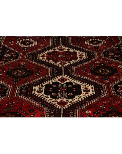 Tappeto Shiraz Persia grigio giallo 175x267