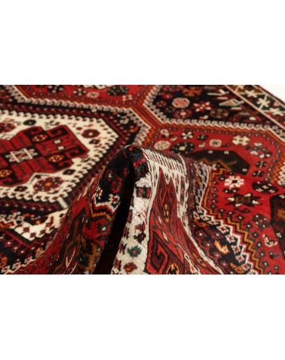 Tappeto Shiraz Persia grigio giallo 175x267