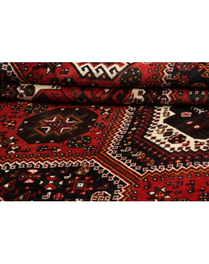 Tappeto Shiraz Persia grigio giallo 175x267