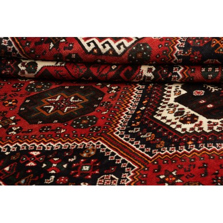 Tappeto Shiraz Persia grigio giallo 175x267