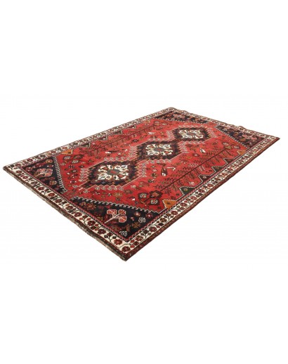 Tappeto Shiraz Persia grigio giallo 173x259