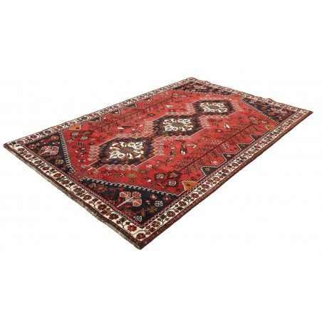 Tappeto Shiraz Persia grigio giallo 173x259