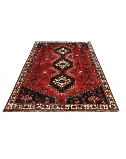Tappeto Shiraz Persia grigio giallo 173x259