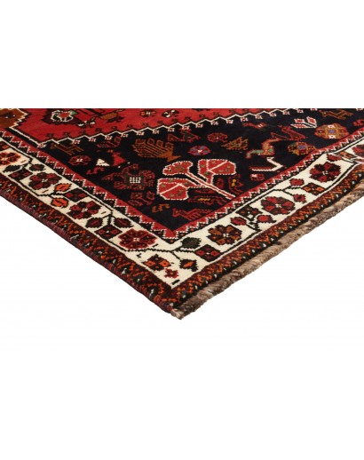 Tappeto Shiraz Persia grigio giallo 173x259