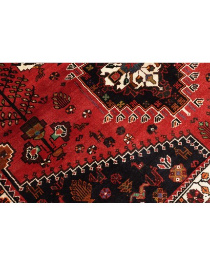Tappeto Shiraz Persia grigio giallo 173x259