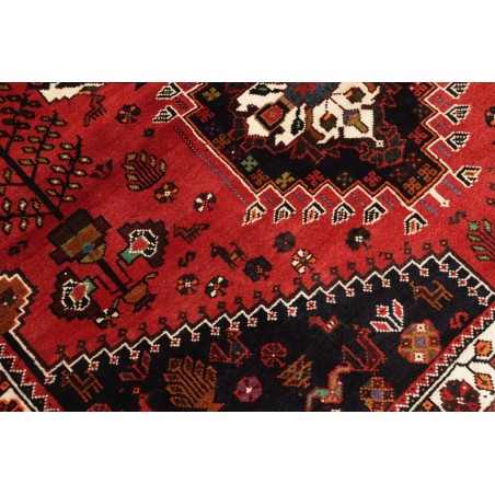 Tappeto Shiraz Persia grigio giallo 173x259