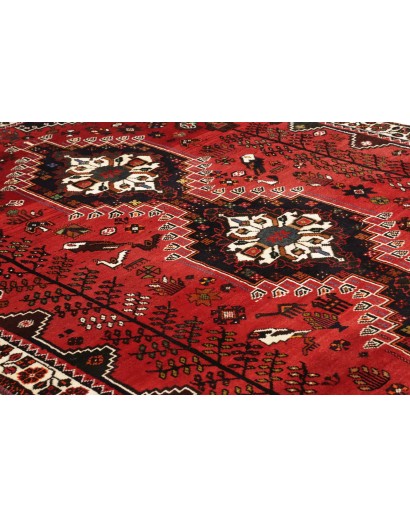 Tappeto Shiraz Persia grigio giallo 173x259