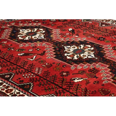 Tappeto Shiraz Persia grigio giallo 173x259