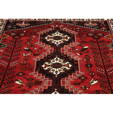 Tappeto Shiraz Persia grigio giallo 173x259