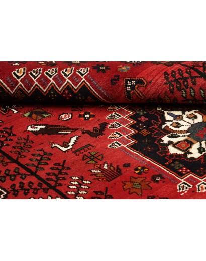 Tappeto Shiraz Persia grigio giallo 173x259