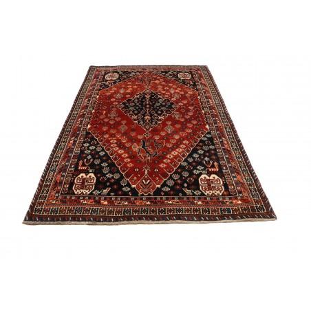Tappeto Shiraz Persia grigio marrone 170x272