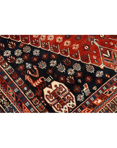 Tappeto Shiraz Persia grigio marrone 170x272