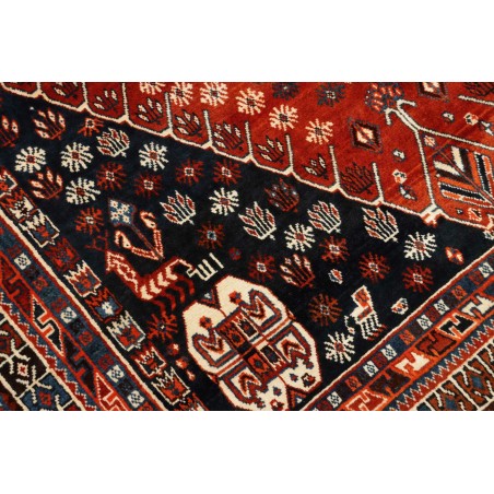 Tappeto Shiraz Persia grigio marrone 170x272