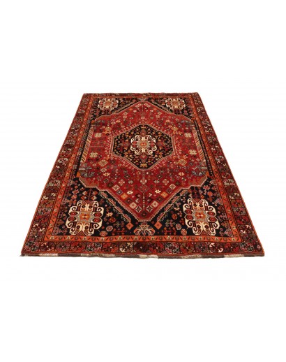 Tappeto Shiraz Fine Persia marrone giallo 158x263