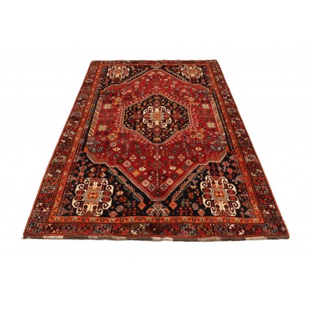 Tappeto Shiraz Fine Persia marrone giallo 158x263
