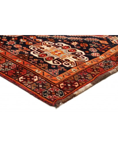 Tappeto Shiraz Fine Persia marrone giallo 158x263