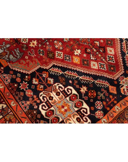 Tappeto Shiraz Fine Persia marrone giallo 158x263