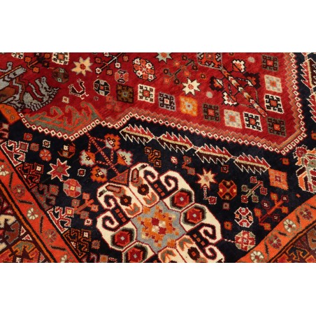 Tappeto Shiraz Fine Persia marrone giallo 158x263
