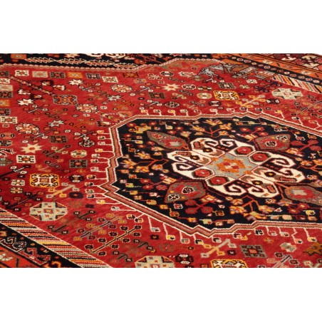 Tappeto Shiraz Fine Persia marrone giallo 158x263