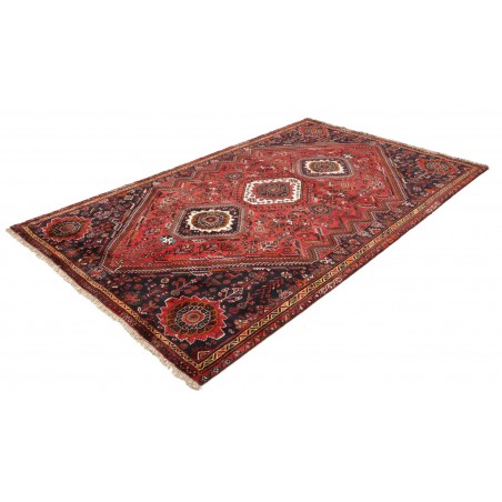 Tappeto Shiraz Persia grigio giallo 168x273