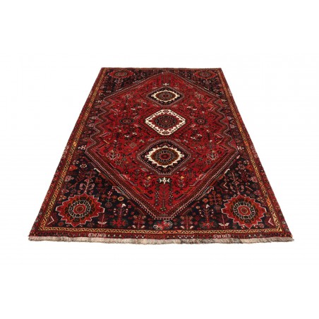 Tappeto Shiraz Persia grigio giallo 168x273