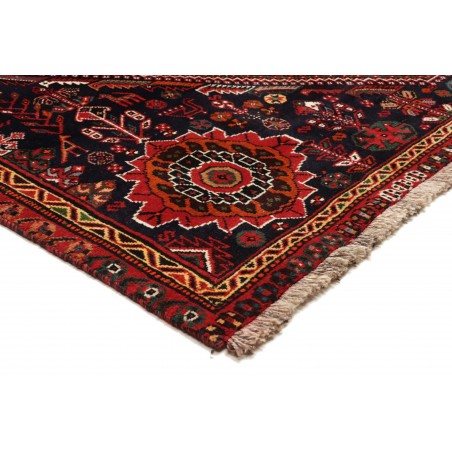 Tappeto Shiraz Persia grigio giallo 168x273