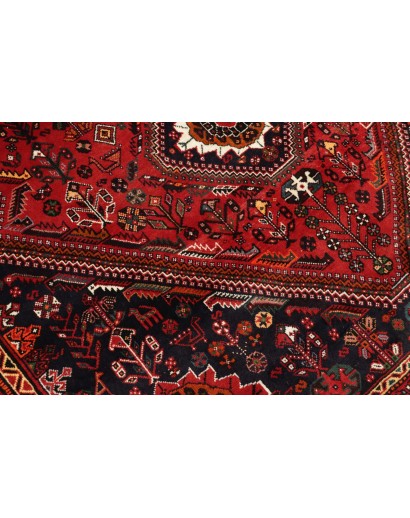 Tappeto Shiraz Persia grigio giallo 168x273