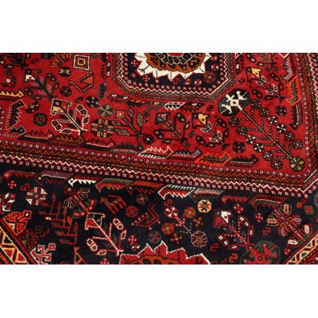 Tappeto Shiraz Persia grigio giallo 168x273