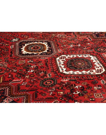 Tappeto Shiraz Persia grigio giallo 168x273