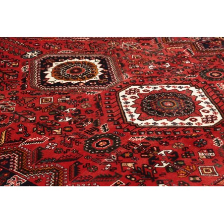 Tappeto Shiraz Persia grigio giallo 168x273