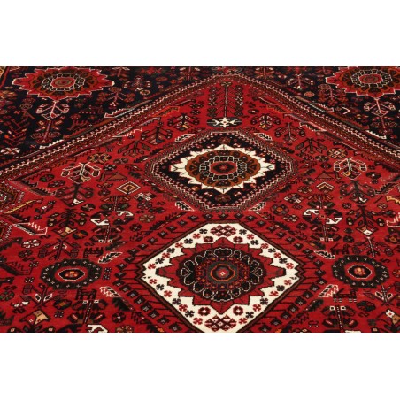 Tappeto Shiraz Persia grigio giallo 168x273