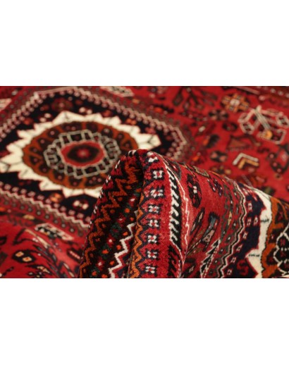 Tappeto Shiraz Persia grigio giallo 168x273