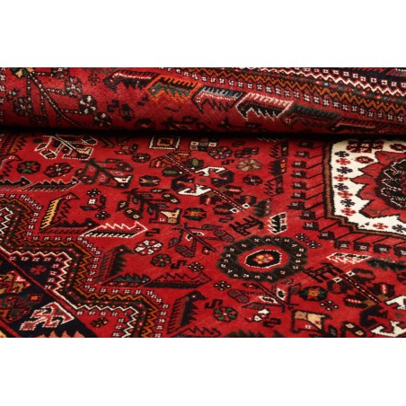 Tappeto Shiraz Persia grigio giallo 168x273