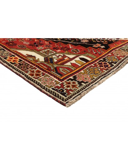 Tappeto Shiraz Persia marrone blu 180x260