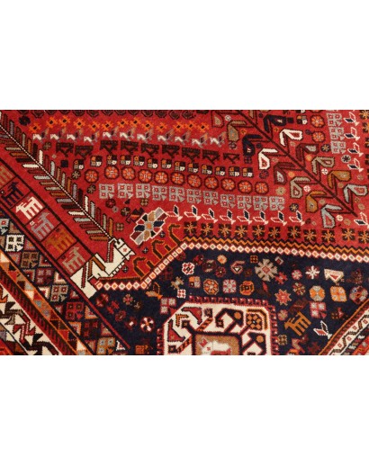 Tappeto Shiraz Persia marrone giallo 180x295