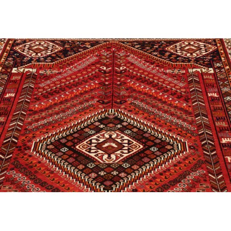 Tappeto Shiraz Persia marrone giallo 180x295